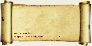 Slađana Jakupi vizit kartica